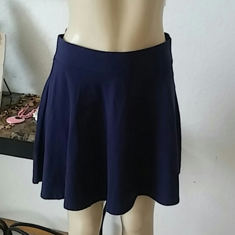 Forever 21 Blue Ruffled Skirt - Picture 1 of 6